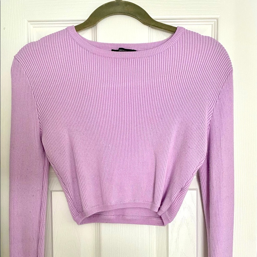 Forever 21 long sleeve purple top!